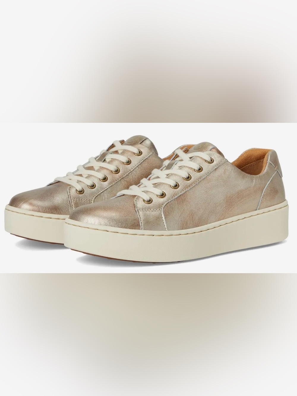 Born Women’s Metallic Platform Sneaker - Champagne